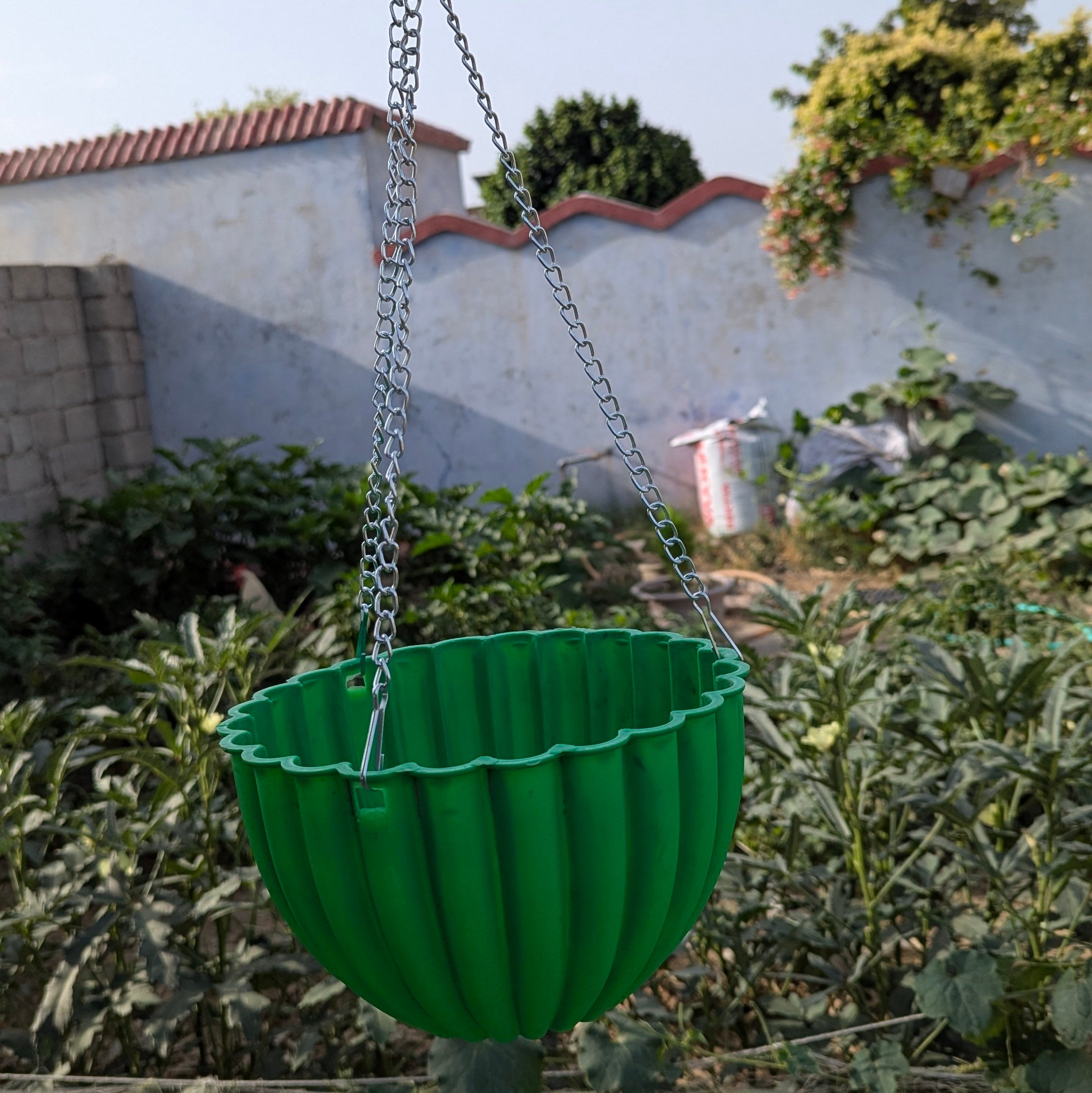 Flowers design Chain Hanging basket