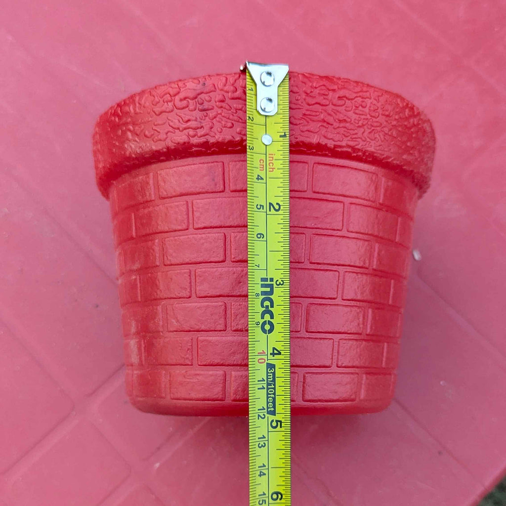 6 inch unbreakable Colorful pot's