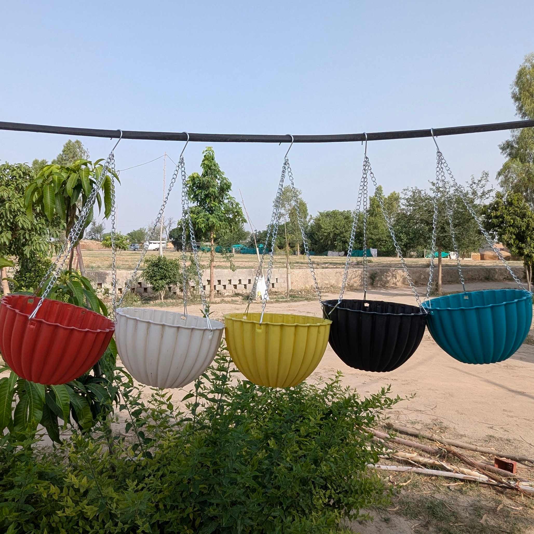 Flowers design Chain Hanging basket