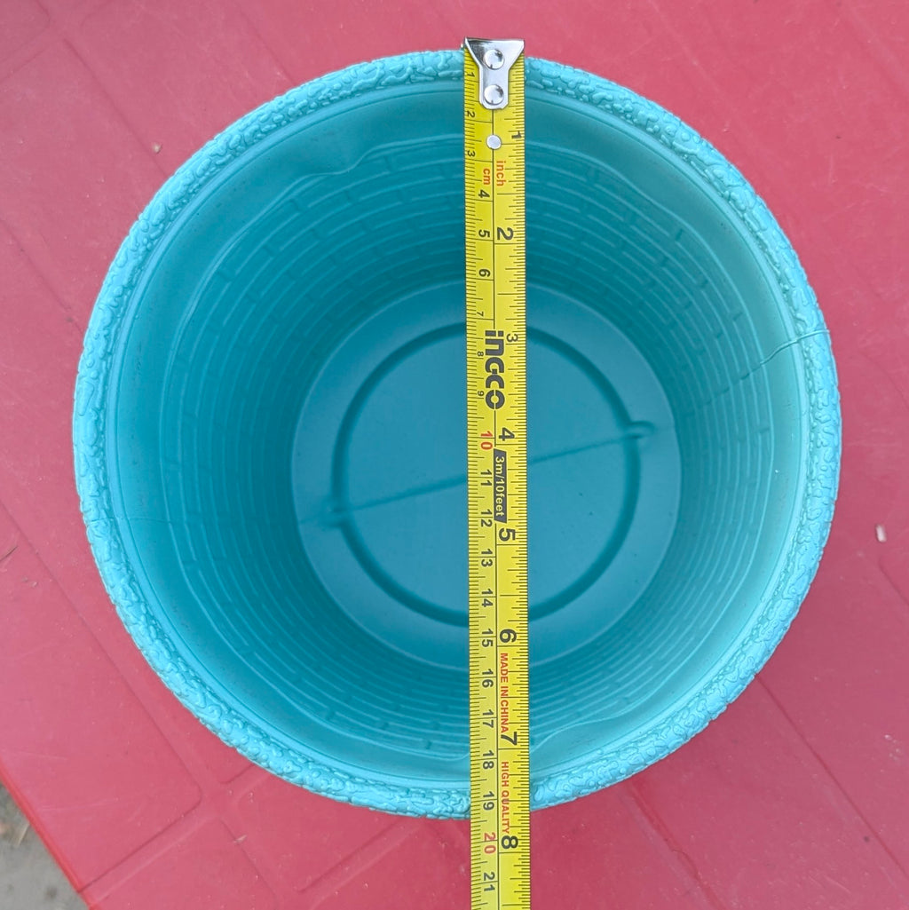 8 inch unbreakable Colorful pot's