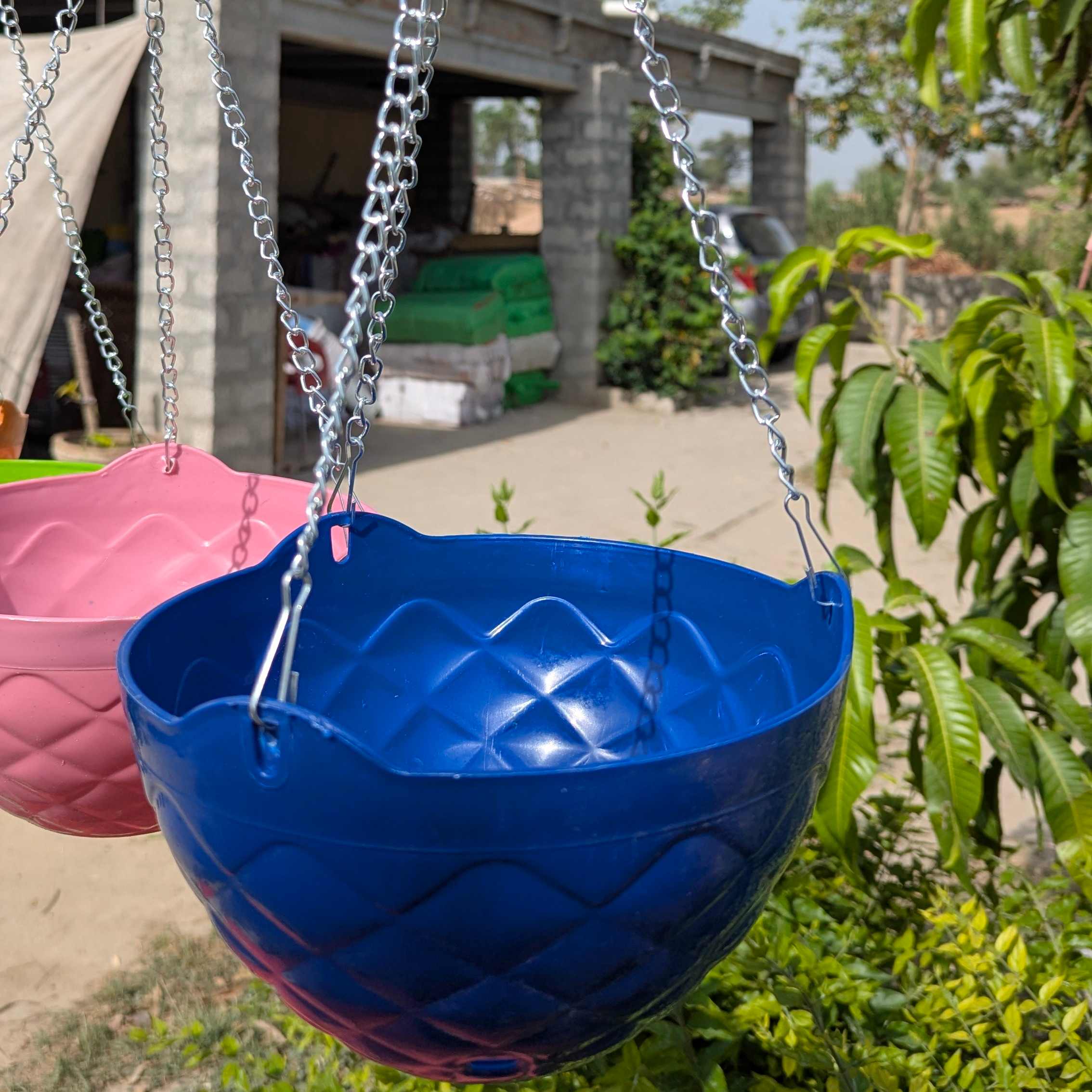 Damond Chain Colorful Hanging basket