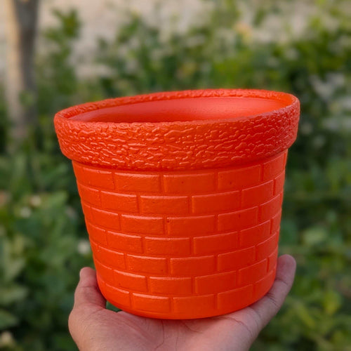 6 inch unbreakable Colorful pot's