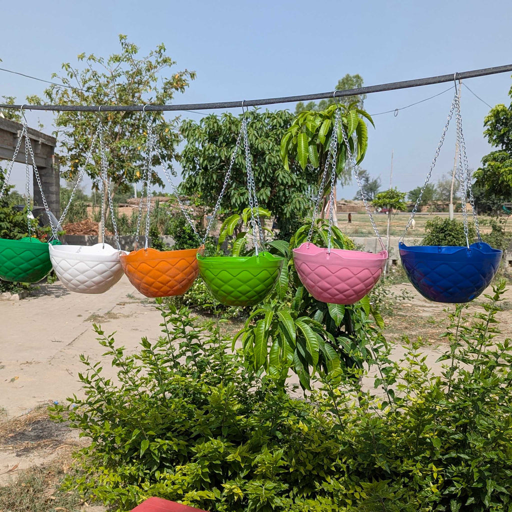 Damond Chain Colorful Hanging basket