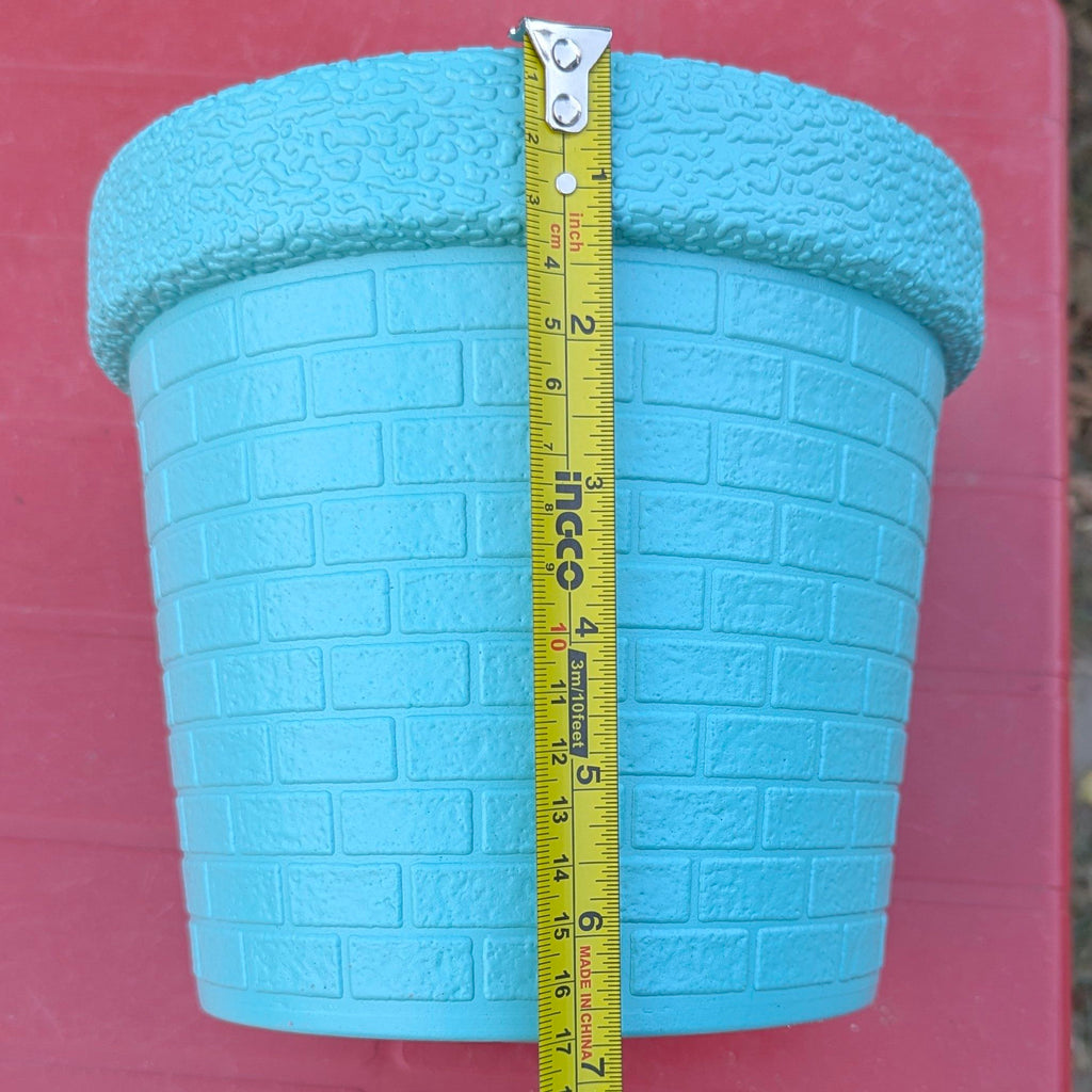 8 inch unbreakable Colorful pot's
